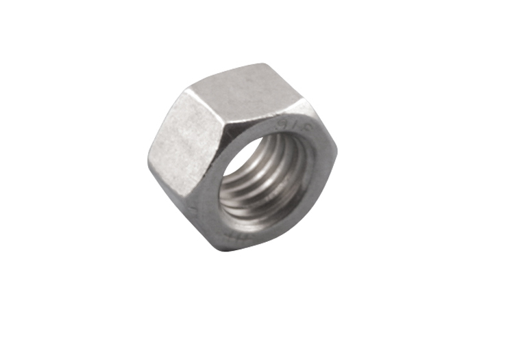 Stainless Steel Right Hand Hex Nut - UNC, S0303-0005, S0303-0007, S0303-0008, S0303-0010, S0303-0013, S0303-0016, S0303-0020, S0303-0025, S0303-0028, S0303-0032